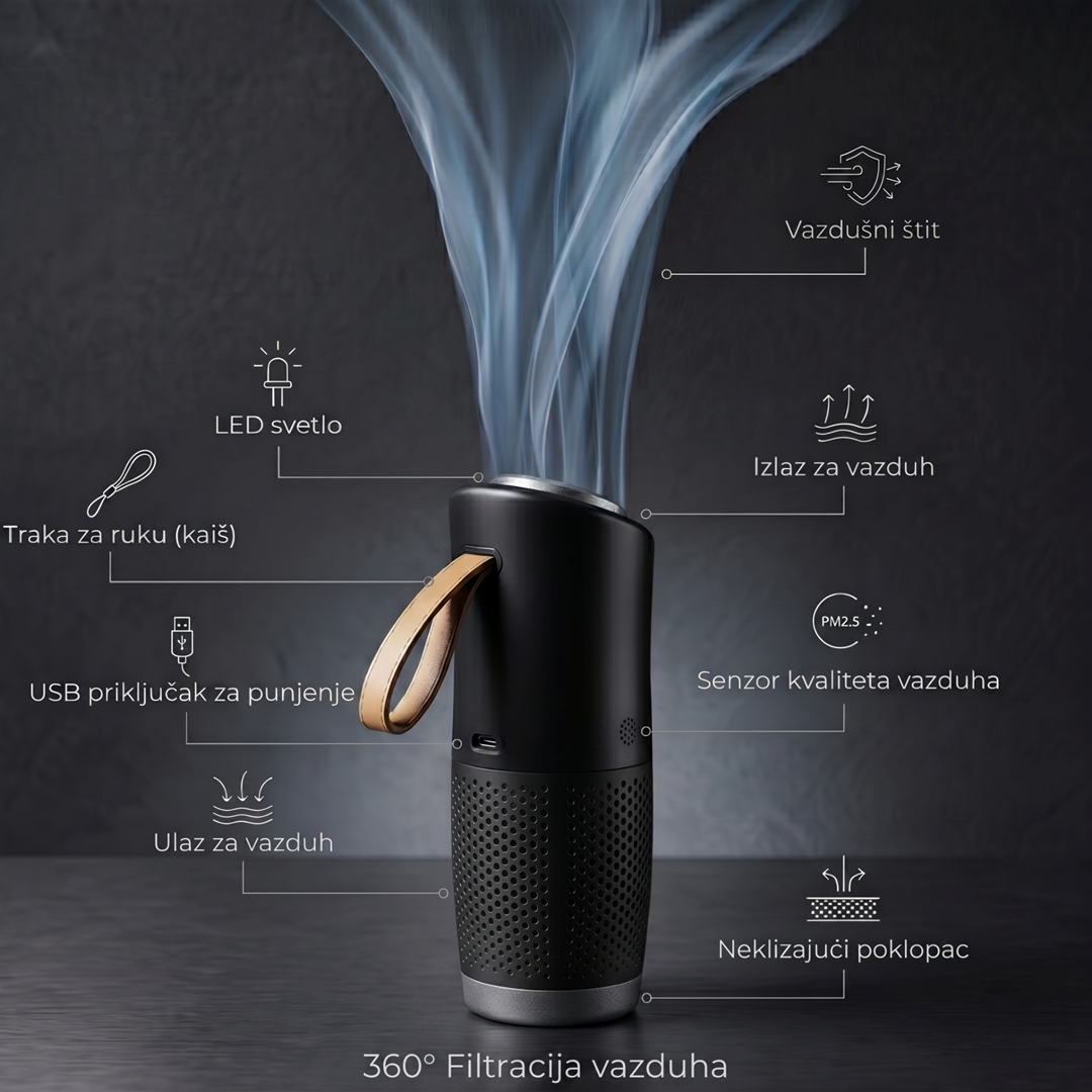 toGo Filter Onyx Black - Prečišćivač vazduha